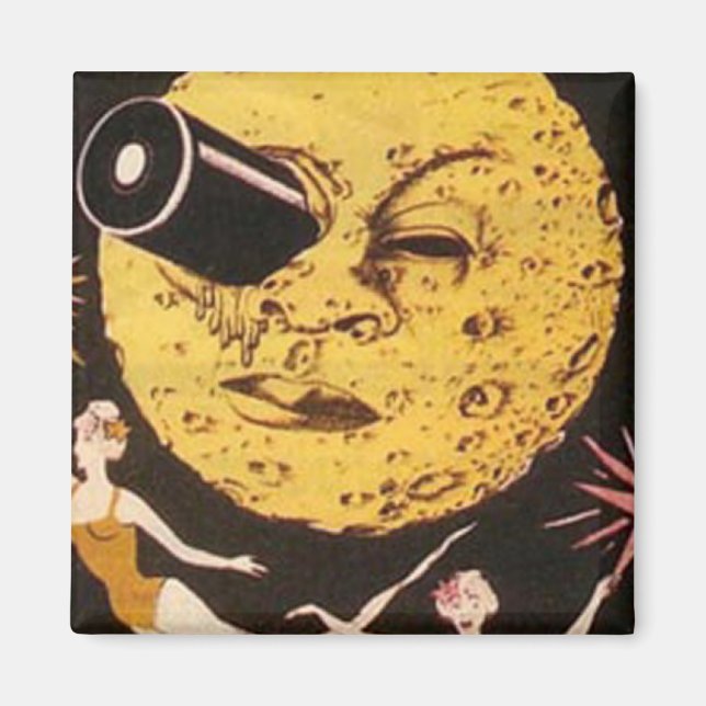 A Resa till Måne-filmen Poster Magnet (Framsidan)