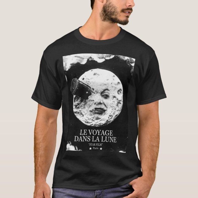 A Resa till Måne (Le Voyage Dans La Lune) T Shirt (Framsida)