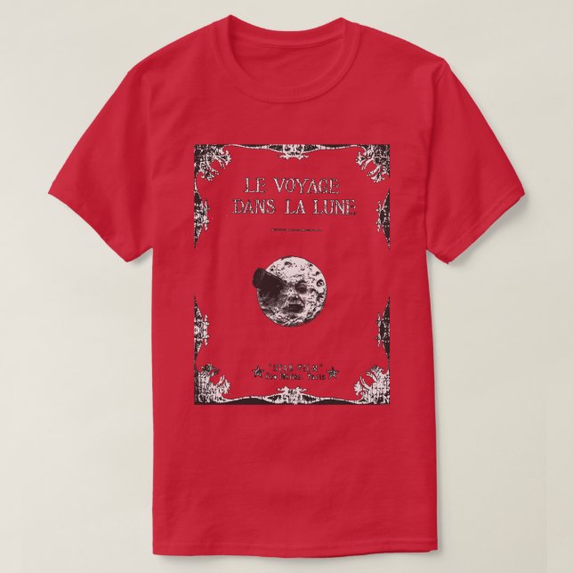 A Resa till Måne Le Voyage dans la Lune Tribute T Shirt (Design framsida)