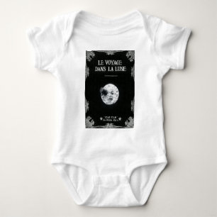 A Resa till Måne Vintage Retro Fransk Cinema Tee