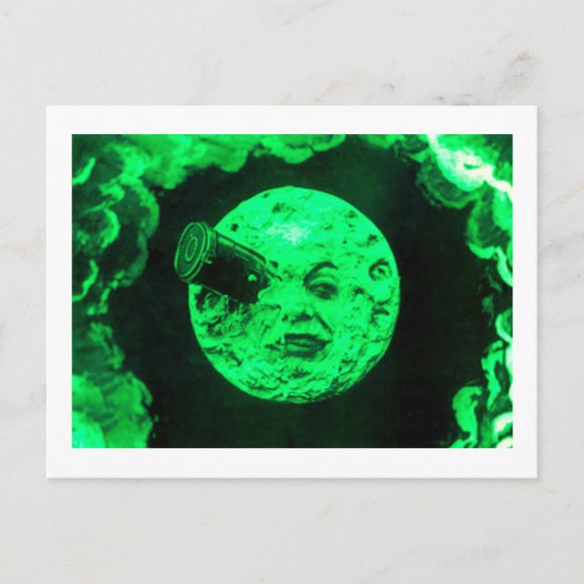 A Resa till Måne Vykort (Framsida)