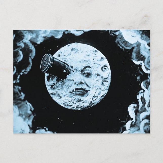 A Resa till Måne Vykort (Framsida)