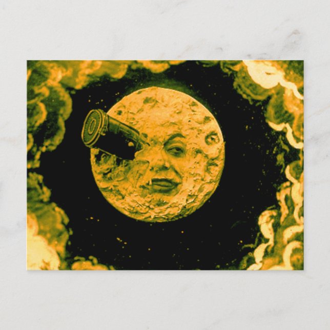 A Resa till Måne Vykort (Framsida)