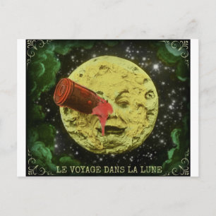 A Resa till vykortet Måne Vykort