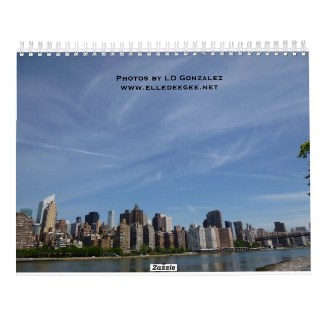 A Resa to New York Calendar Kalender (Baksida)