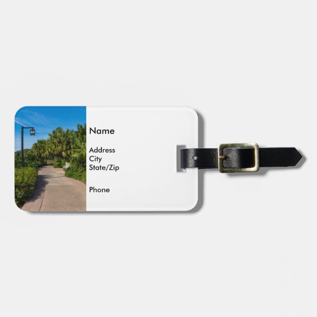 A Resort Walk Bagagebricka (Horisontell Framsida)