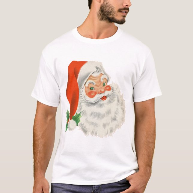 A retro Santa T Shirt (Framsida)