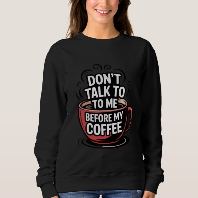 A retro stil kaffe mugg, T-Shirt (Framsida)