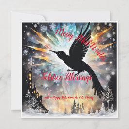 A Retro Winter Solstice Tale of Kärlek and Light Kort