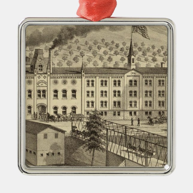 A Reymann:s bryggerier och malthus Julgransprydnad Metall (Framsidan)