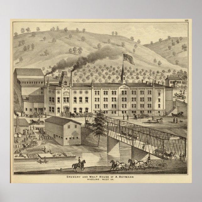 A Reymann:s bryggerier och malthus Poster (Framsidan)