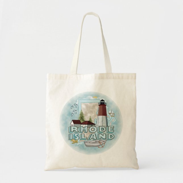 A Rhode island fyr Tygkasse (Framsidan)