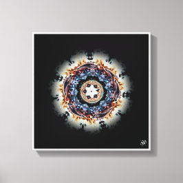 A ring i brand canvastryck