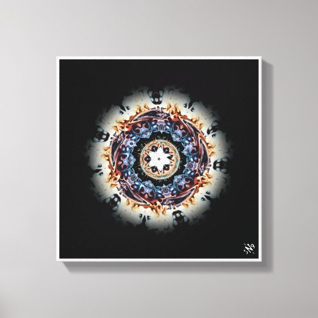 A ring i brand canvastryck (Framsida)