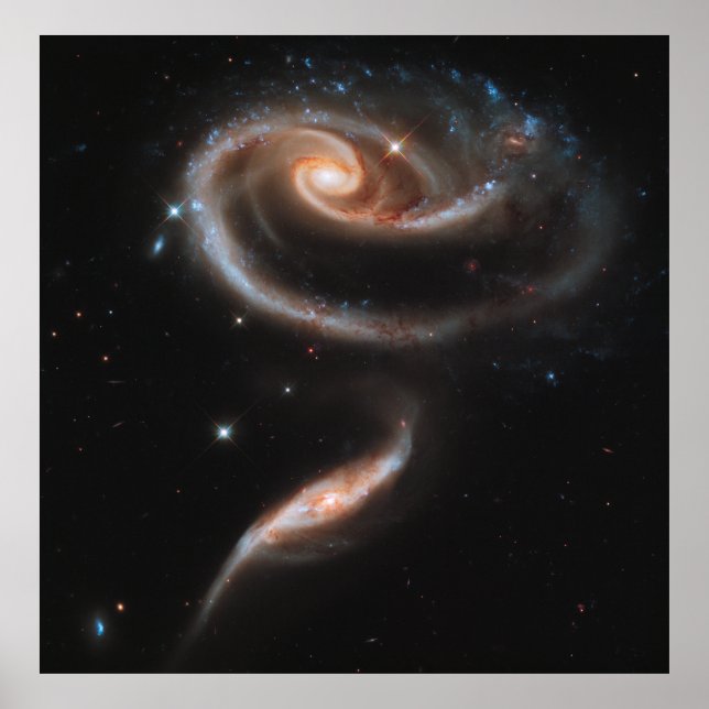 A Ro av Galaxies, ARP 273 [Skriv ut] Poster (Framsidan)