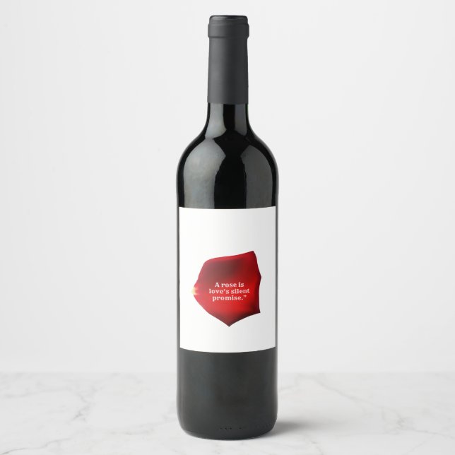 A RO VINFLASKA ETIKETT (Framsida)