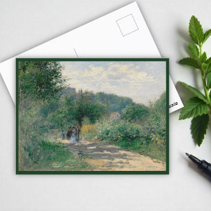 A Road in Louveciennes by Auguste Renoir Helg Vykort
