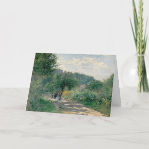 A Road in Louveciennes by Auguste Renoir Tack Kort