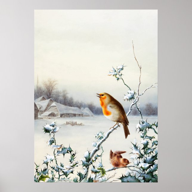 A Robin och Wren av Harry Bright Poster (Framsidan)