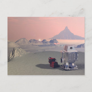 A Robot och hans Hund 2-vykort Vykort