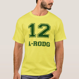 A-Rodg #12 - Gult T-shirt