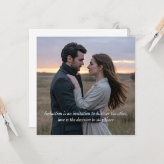 A romantic sunset photograph love & séduction