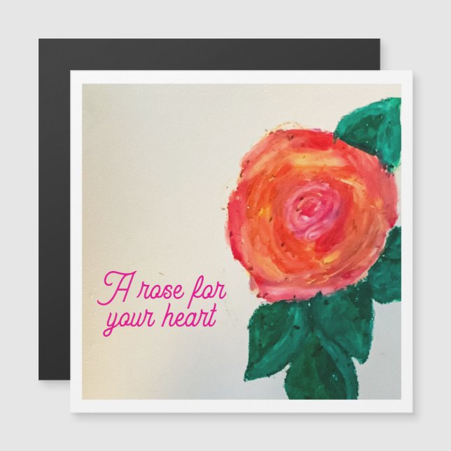 A Rose For Your Heart (Fram/baksida)