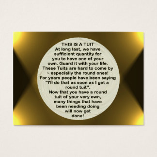 A Round Tuit ~ ATC Visitkort