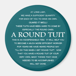 A Round Tuit Magnet