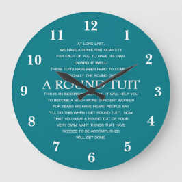 A Round Tuit Stor Klocka