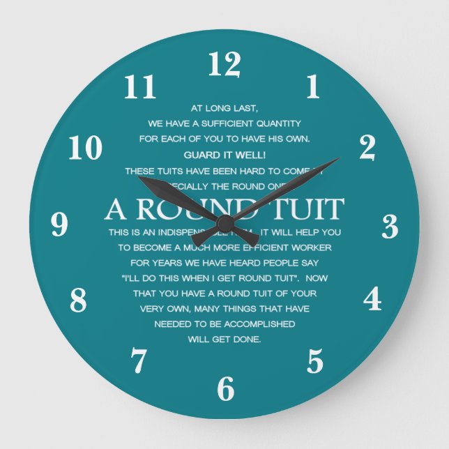 A Round Tuit Stor Klocka (Framsida)