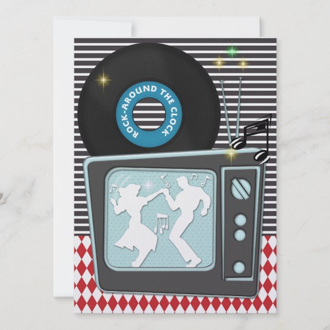 A Royally Rockin' Party 2 - SRF Inbjudningar (Framsida)