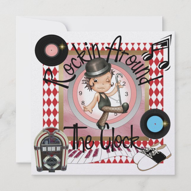 A Royally Rockin'Party - SRF Inbjudningar (Framsida)