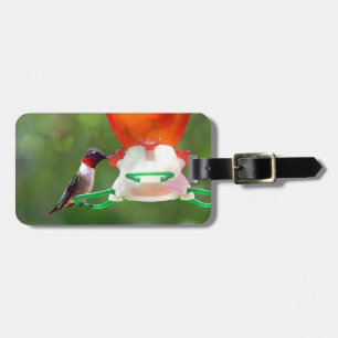 A Ruby Throated Hummingbird Bagagebricka