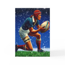 A Rugby-julen - Rugby-hälsningskort