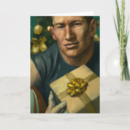 A Rugby-julen - Rugby-hälsningskort Helgkort