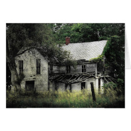 A Rural Missouri Abandoned House Hälsningskort