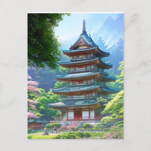 A Rustic Pagoda Vykort