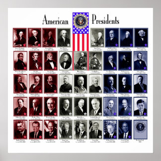 A.S. PRESIDENTS WHITE C/566 POSTER