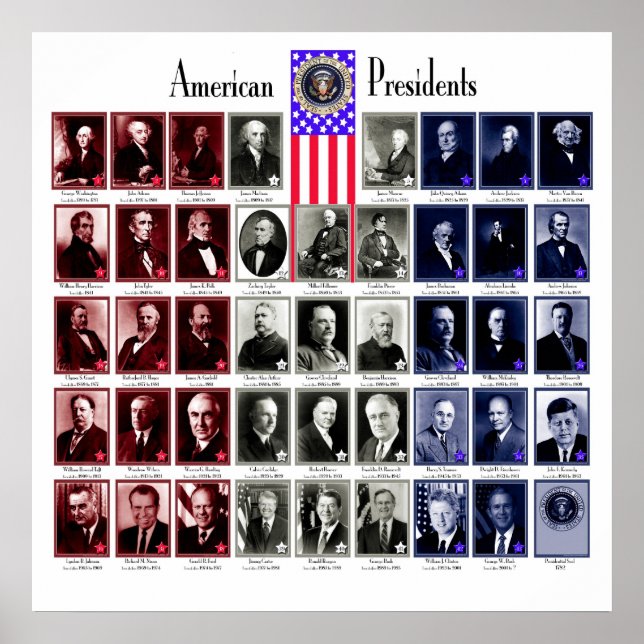 A.S. PRESIDENTS WHITE C/566 POSTER (Framsidan)