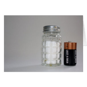 A Salt and Battery Hälsningskort