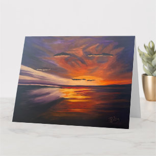 A San Diego Sunset, Original av Gary Poling Kort