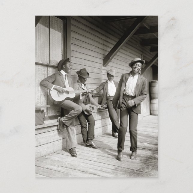 A Sång och a Dance 1908 Vykort (Framsida)