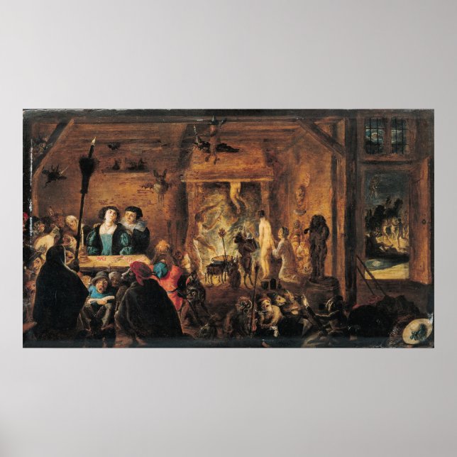 A Scene of Sorcery, 1633 Poster (Framsidan)