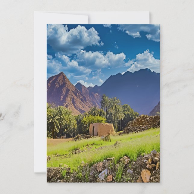 A Scenia Landscape of the UAE Julkort (Framsida)