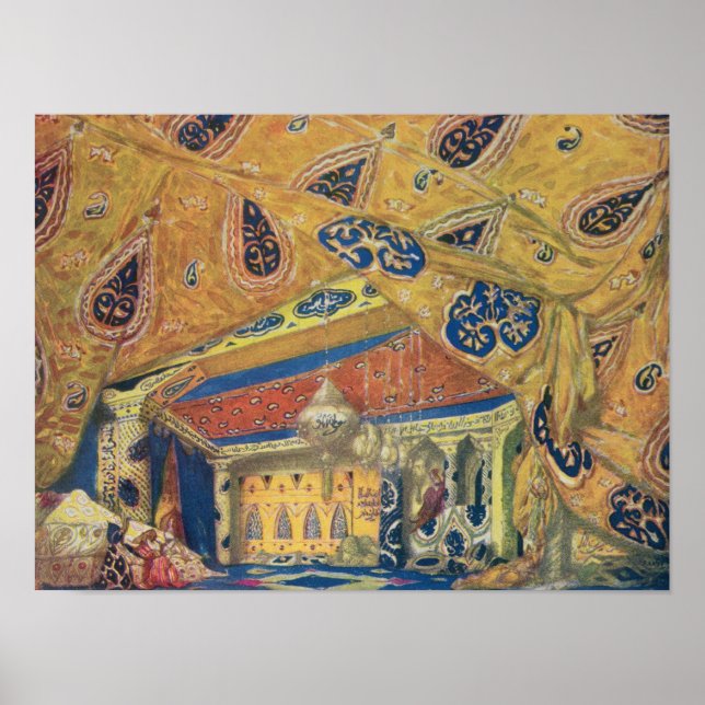 A Scheherazade Salon Poster (Framsidan)