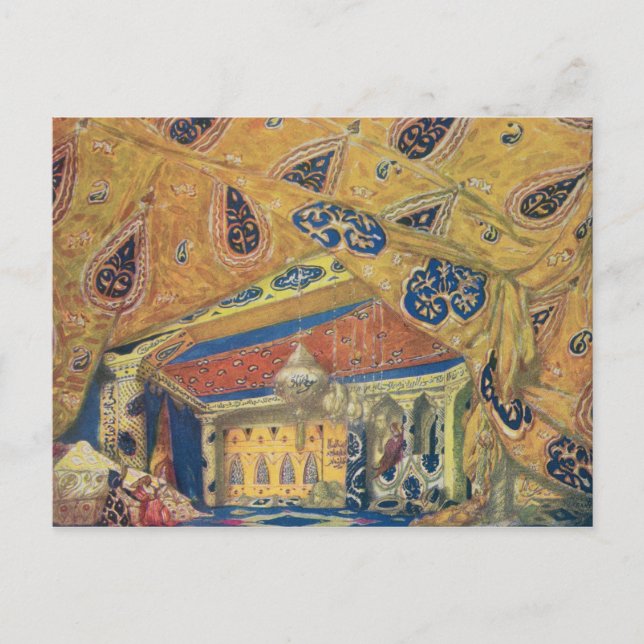 A Scheherazade Salon Vykort (Framsida)
