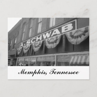 A. Schwab store Memphis Tennessee Vykort