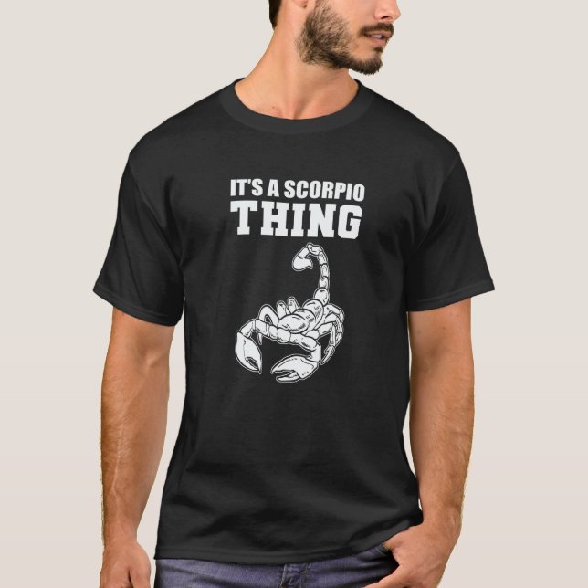 A Scorpio Thing  Person T Shirt (Framsida)