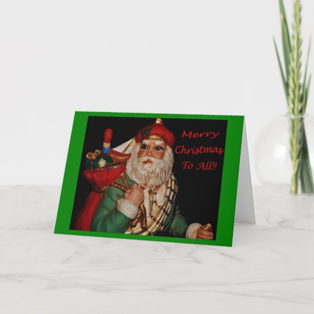 A Scottish Santa Helgkort (Framsida)